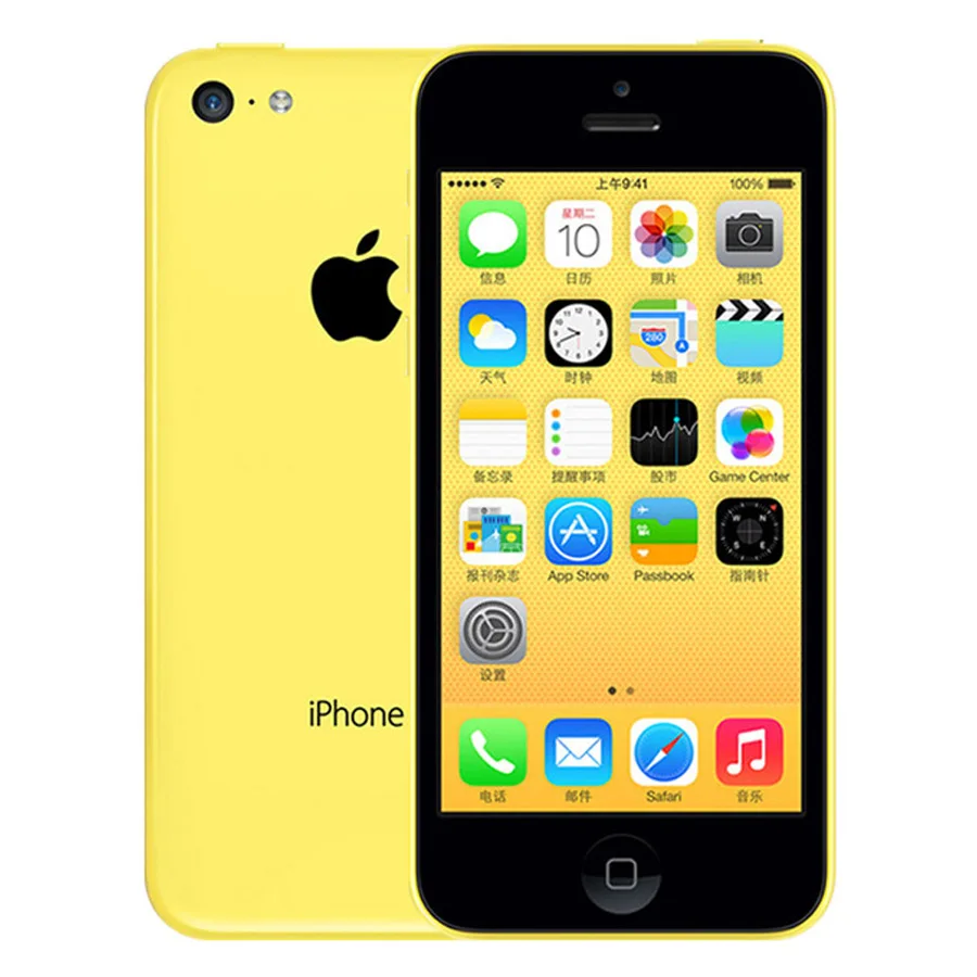 Оригинальное разблокирована Apple IPhone 5C 32 ГБ + 1 ГБ хранения iPhone 5C GSM HSDPA двухъядерный 8mpix Камера 4.0 "экран iPhone 5C