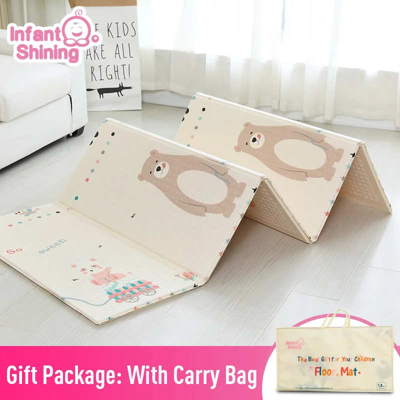 baby folding play mat