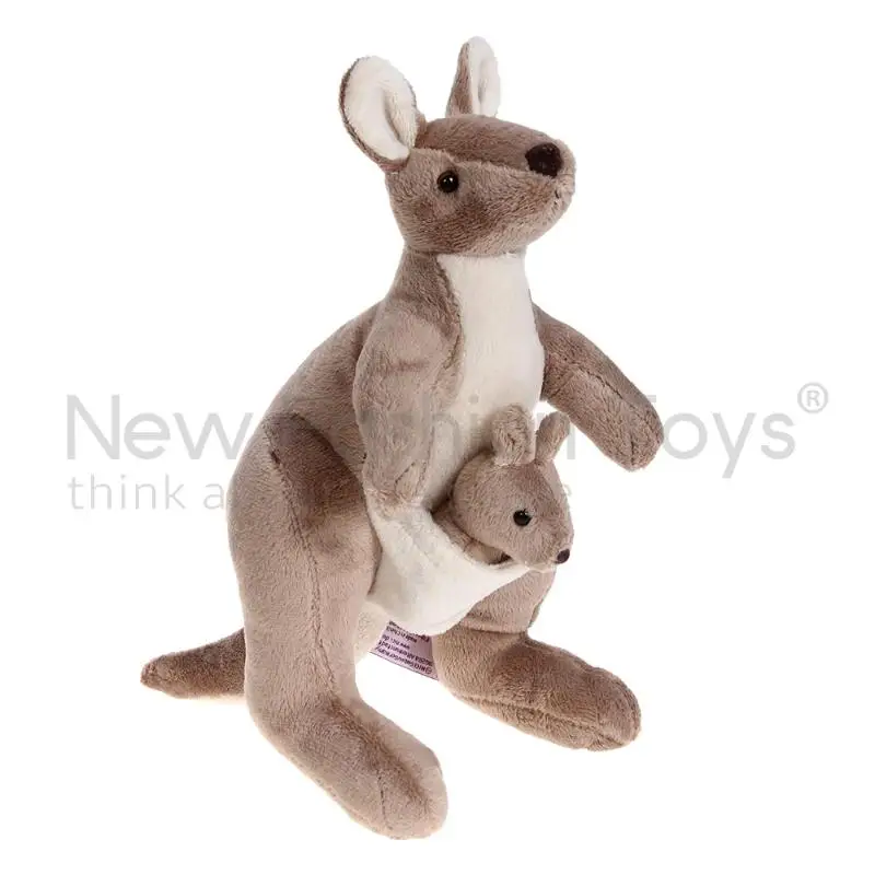 12 30cm Australia Kangaroo Animal Plush Cute  Doll Toys Car Pillow Cushion Kid Baby birthday Xmas Gifts 