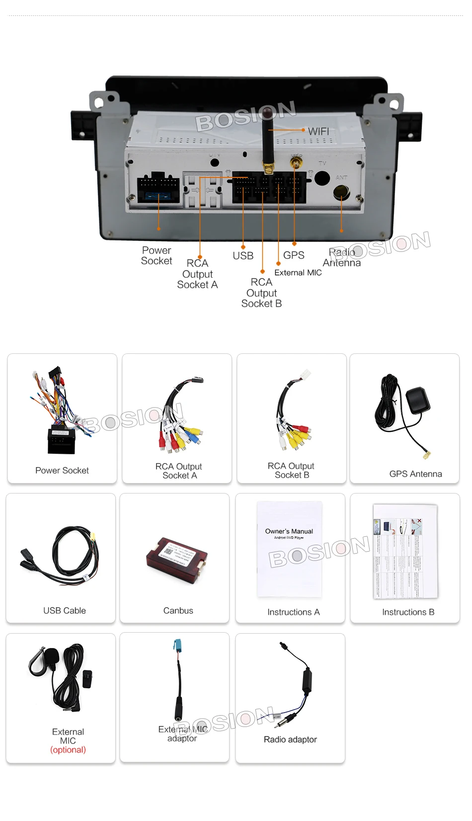 Clearance Bosion Octa Core Car Multimedia player Android 9 GPS Autoradio 1 Din Stereo System For BMW/E46/M3/Rover/3 Series RAM 4G WIFI FM 22