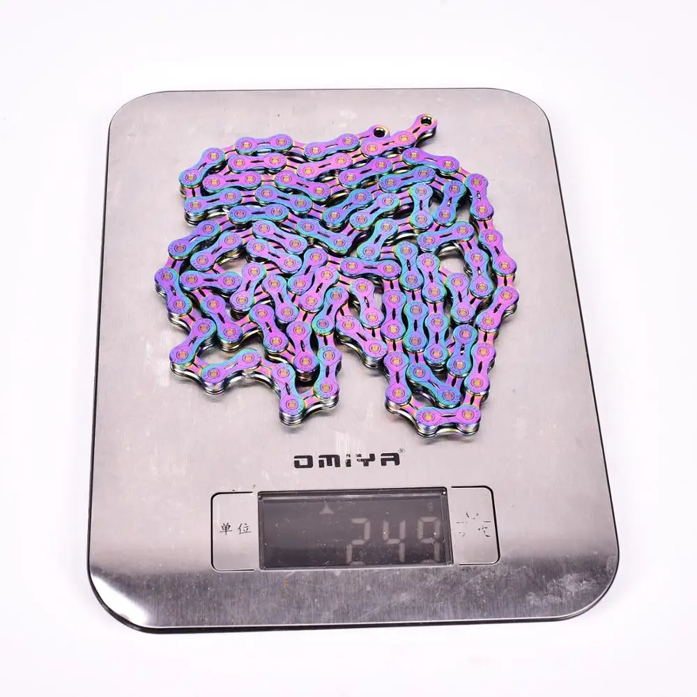 Bicycle chain Rainbow SUMC mountain bike road bike shifting chain 9 10 11 12 speed for M8000 M6000 M9100 M610 with missinglink