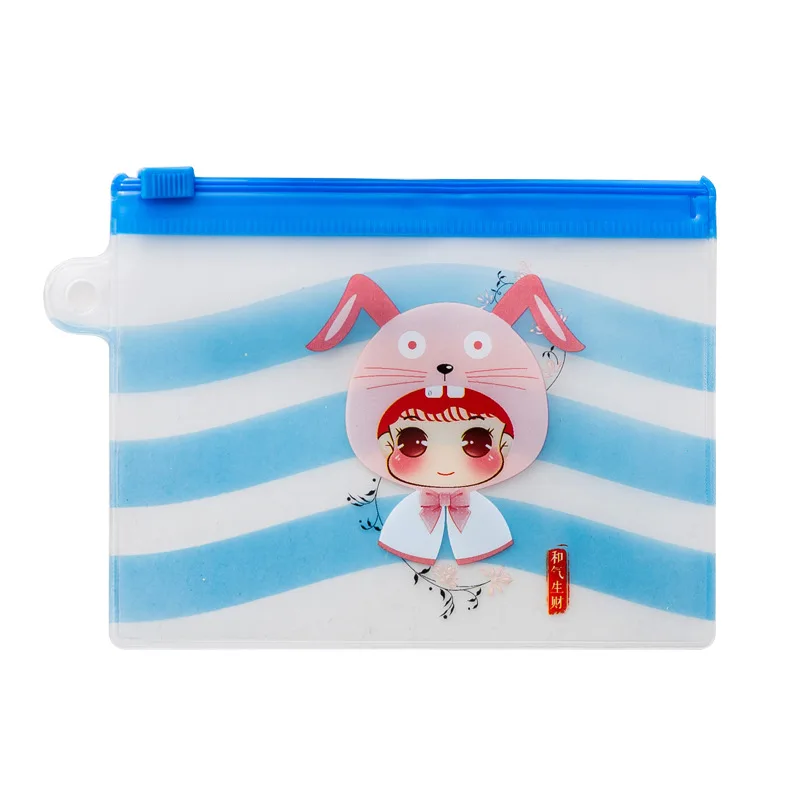 

New Cartoon Mini Women Purse Coin Holder Wallet Money Bags Plastic Coin Key Card Wallet Zipper Change Case Purses Girl