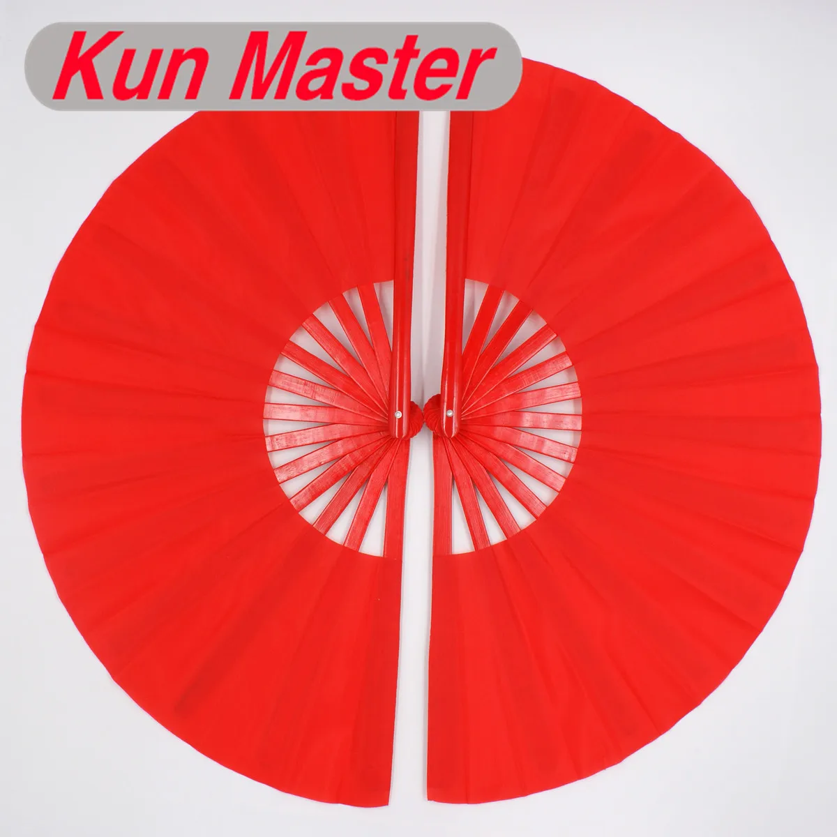Бамбук двойной левый и правый Тай Чи веер для представлений 20 цветов доступны Единоборства вентилятор кунг-фу вентиляторы красного цвета