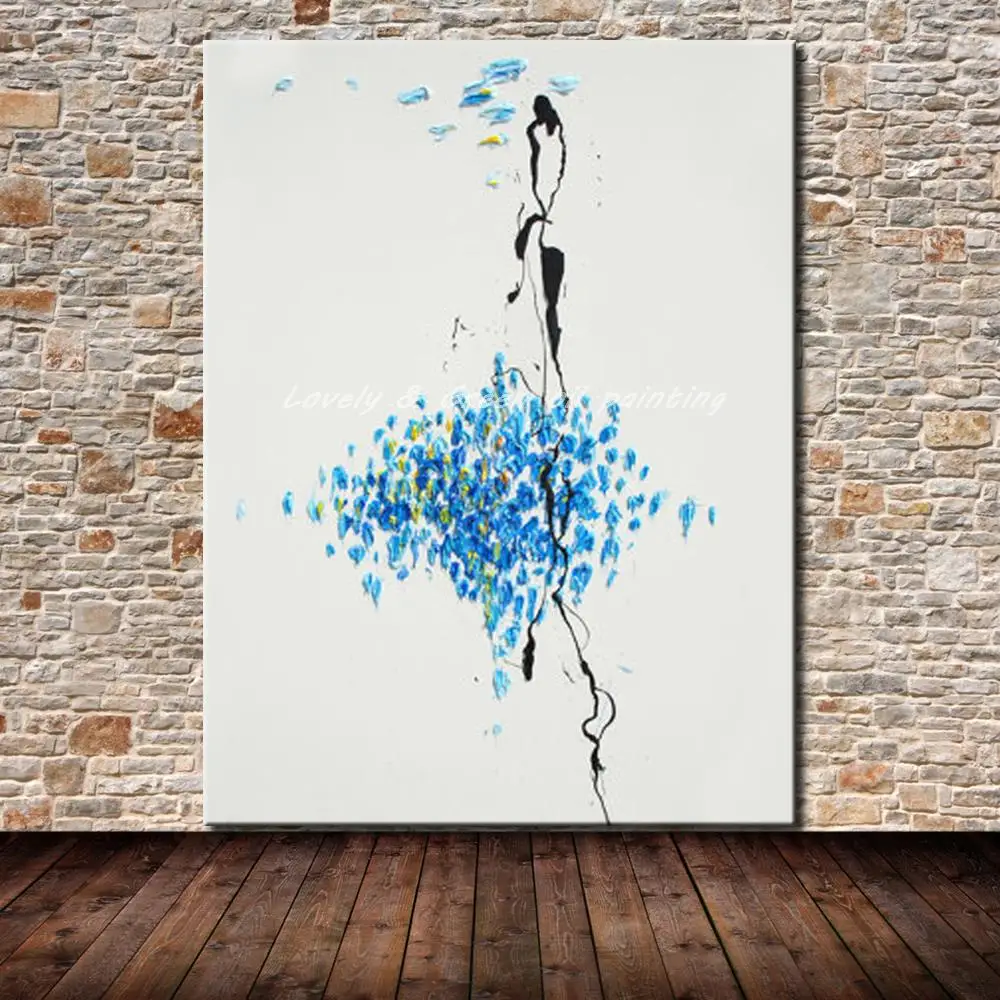 Frameless Paintings Hand Painted Modern Abstract Oil Painting On Canvas