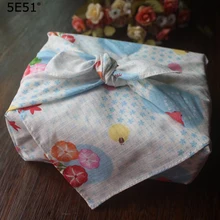 Японский стиль большой платок фуросики хлопок /Красный Синий напечатанный 52 см/много польз