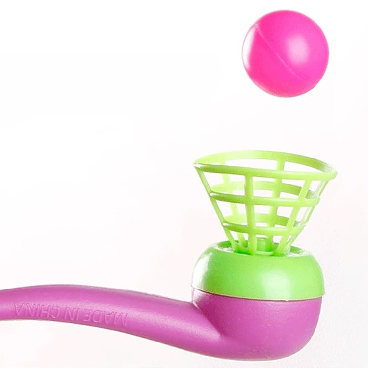 

5 Pcs/lot Classic Toys Little Tobacco Pipe Blowing Ball Nostalgia Suspended Ball Childhood Educational Magic Toys For Kids Gift