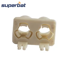 Superbat Fakra B белый/9001 двойной пластиковый корпус радиочастотный коаксиальный штепсельный разъем печатной платы, автомобильные радио антенны Intoface