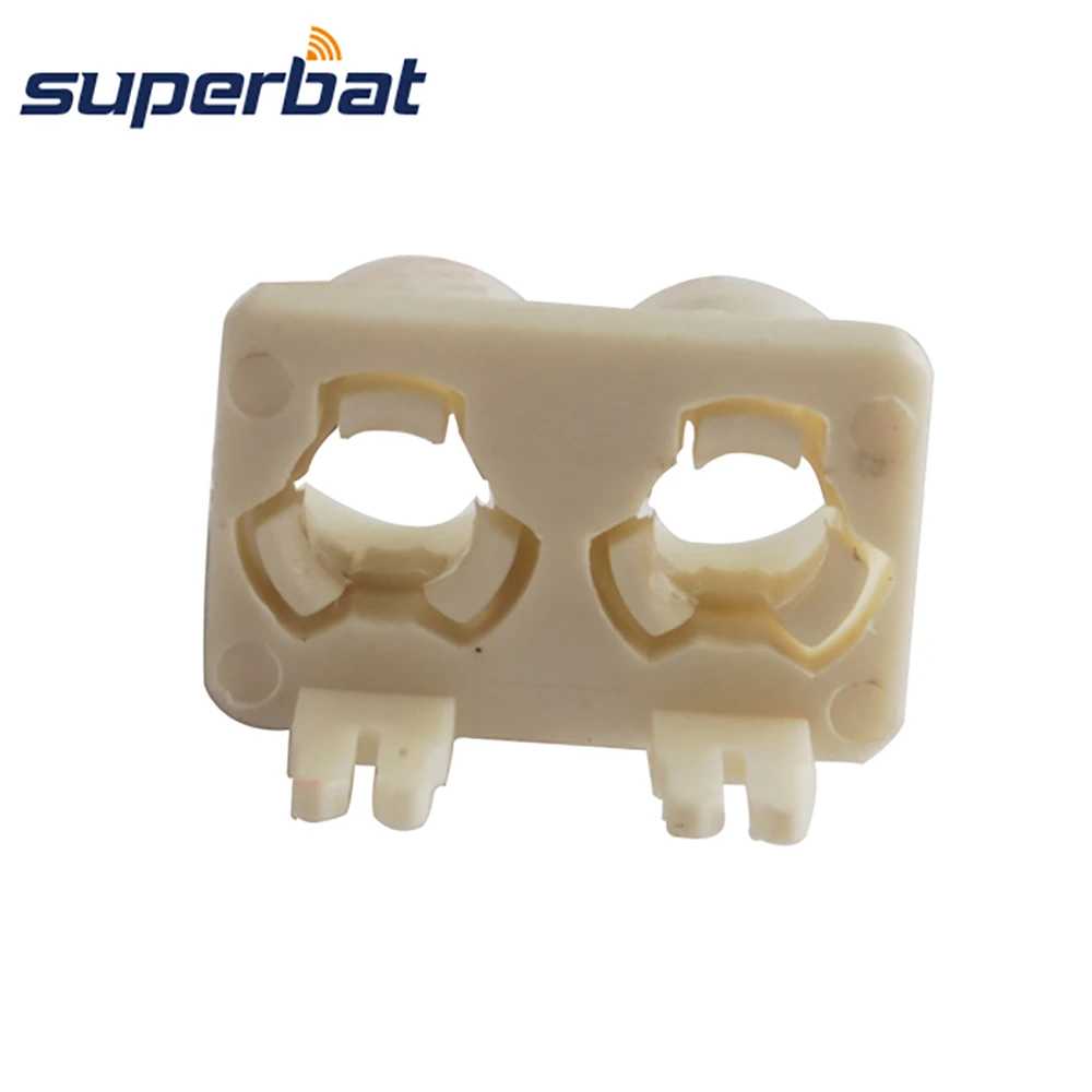 

Superbat Fakra B White/9001 Double Plastic Shell RF Coaxial of Male Plug Connector PCB Mounted Car Radio Antennas Intoface