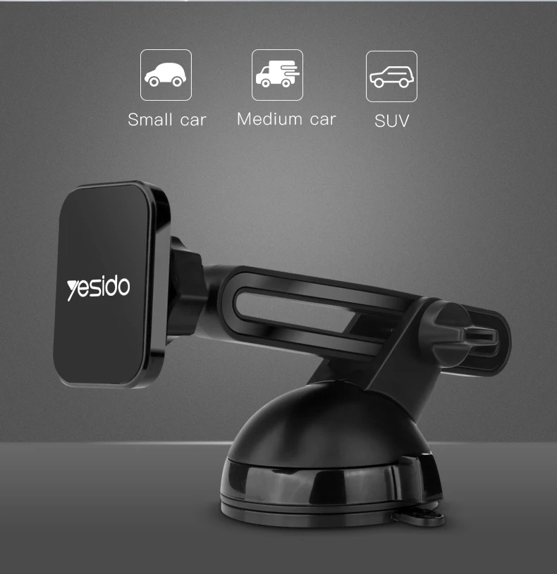Magnetic Car Phone Holder Stand Windshield Sucker Car Mount (9)