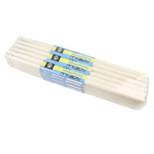 Wholesale 12 pairs 5A Drum Sticks , White Birch Wood 96g per Pair 170 D