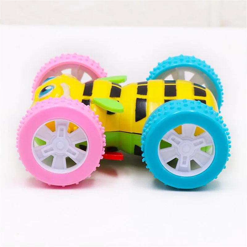 HANDANWEIRAN 1Pcs Plastic Clockwork Toys Cartoon Inertial Double-sided Bee Dump Truck Wind Up Clockwork Toy Kids Educational Toy HANDANWEIRAN 1Pcs Plastic Clockwork Toys Cartoon Inertial Double-sided Bee Dump Truck Wind Up Clockwork Toy Kids Educational Toy