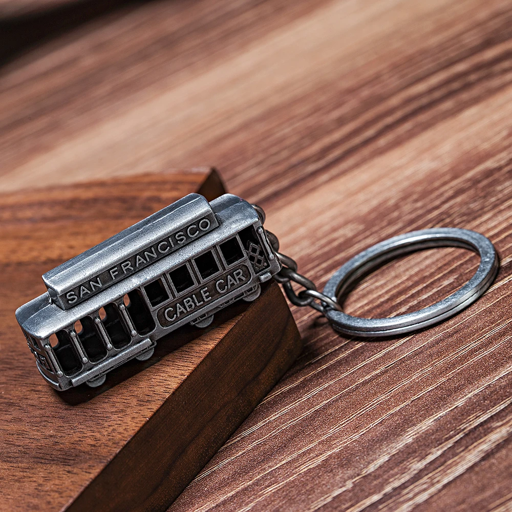 San Francisco Trolley Bus Tram Keyring Bottle Opener Birthday Gift