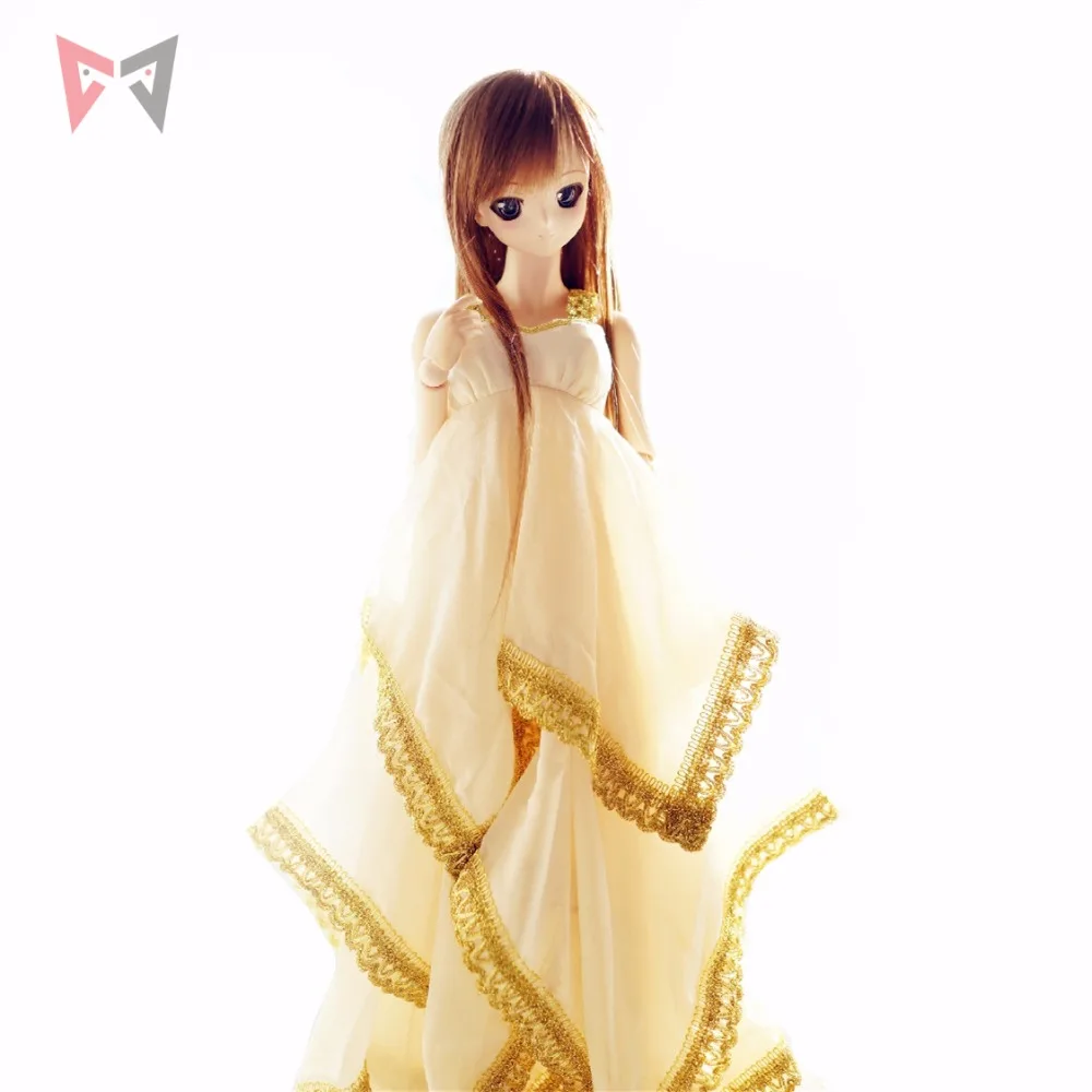 

MMGG sexy chiffe dress real doll long dress costume size for BJD 65cm mini doll