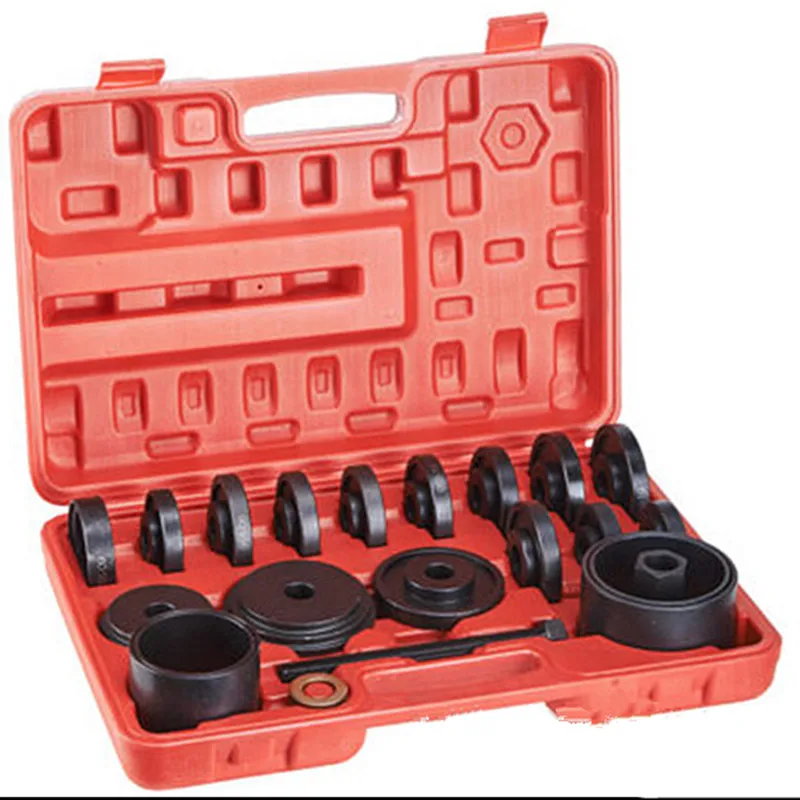 

23Pcs FWD Front Wheel Drive Bearing Press Kit Removal Adapter Puller Pulley Tool Kit W/Case High Quality