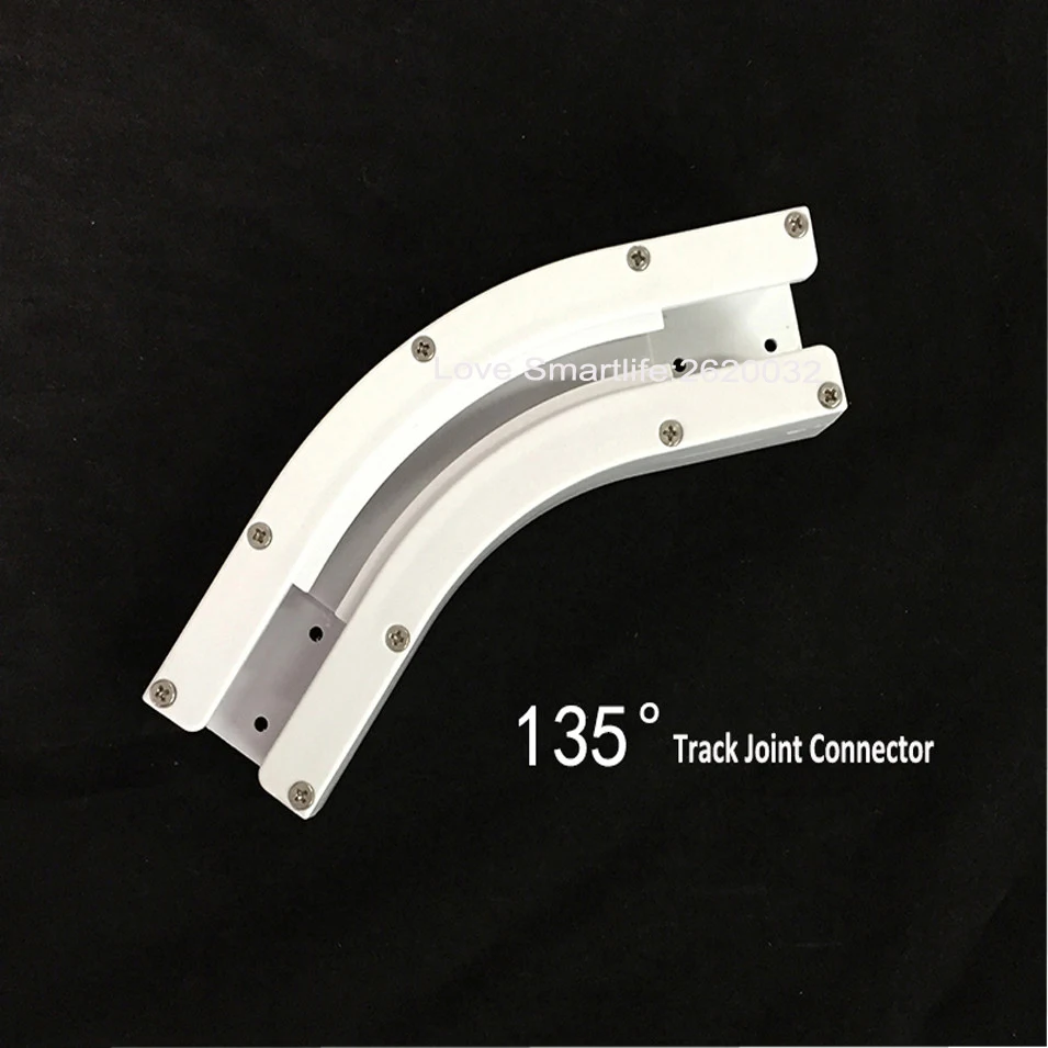 High Quality Dooya 90135 Degree Electric Curtain Track Rail Joint Bracket Connector for U Type L Type Window Track Accessories-1