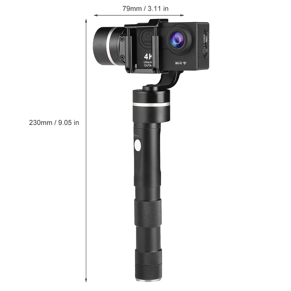 G4 QD Quick Dismantling 3-Axis Handheld Steady Gimbal for Feiyu Tech for GoPro Hero4/3+/3 Similar Sized Action Cameras