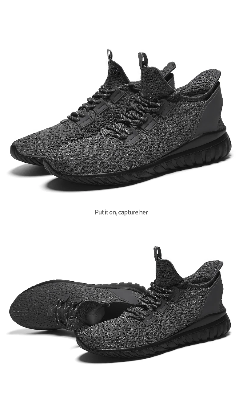 YRRFUOT брендовые легкие дышащие Flyknit спортивная обувь осень новый открытый удобные нескользящие кроссовки мужские кроссовки 9908 Zapatos