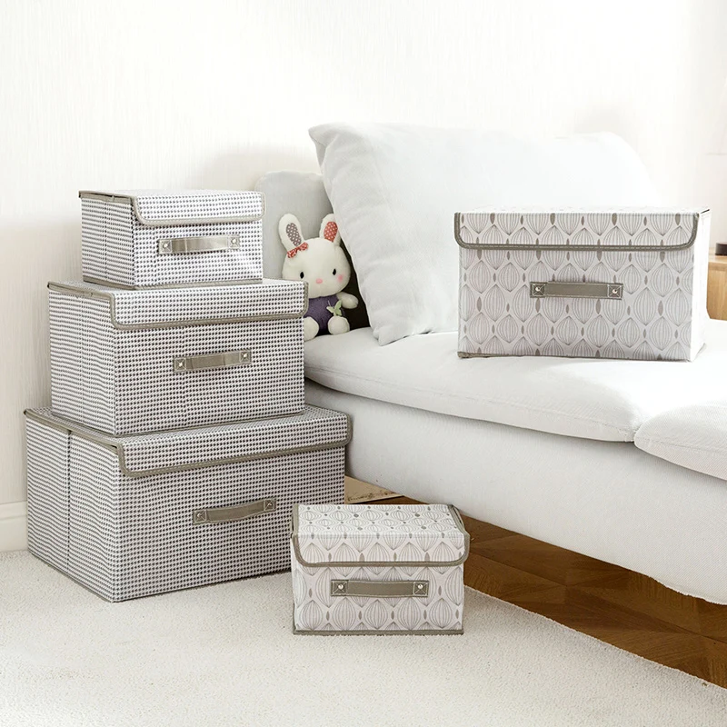 

Non - woven wardrobe storage box storage box toys clothing storage box cloth folding finishing box