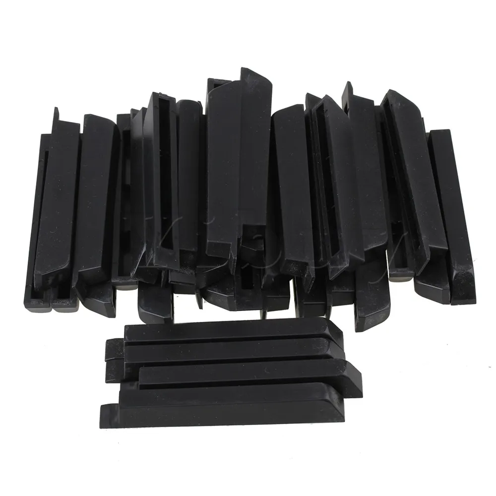 Yibuy Set of 36pcs Piano Sharps Keytops Flats Repair Replacement Parts Black Yibuy Set of 36pcs Piano Sharps Keytops Flats Repair Replacement Parts Black