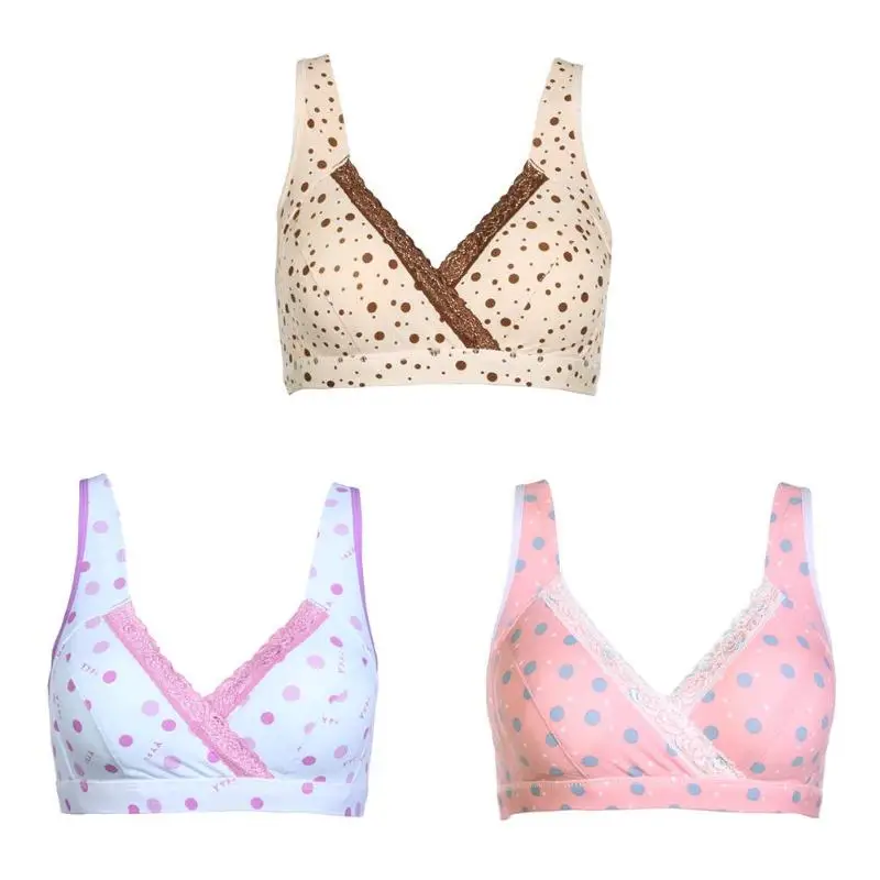 Buy Soft Women Feeding Bra Cotton Breathable Soft Maternity Underwear Anti