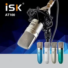100% Original ISK AT100 Condenser Microphone for Computer Recording Studio Performance Network K Song Microphones Mount Hot New