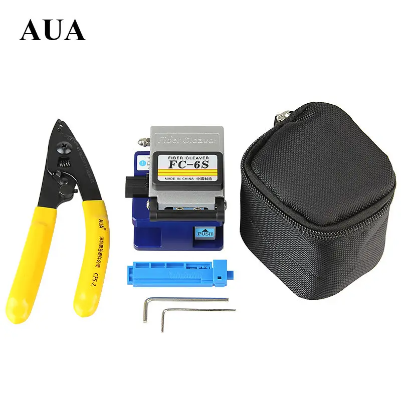 

Free shipping Fiber Optic Tool 3 in 1 FTTH Splice fiber optic tool kits Fibre stripping + fiber cleaver