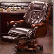 Кресло boss дермальный массаж может лежать офисное кресло двухслойная Подушка Большой класс кресло из цельного дерева стул