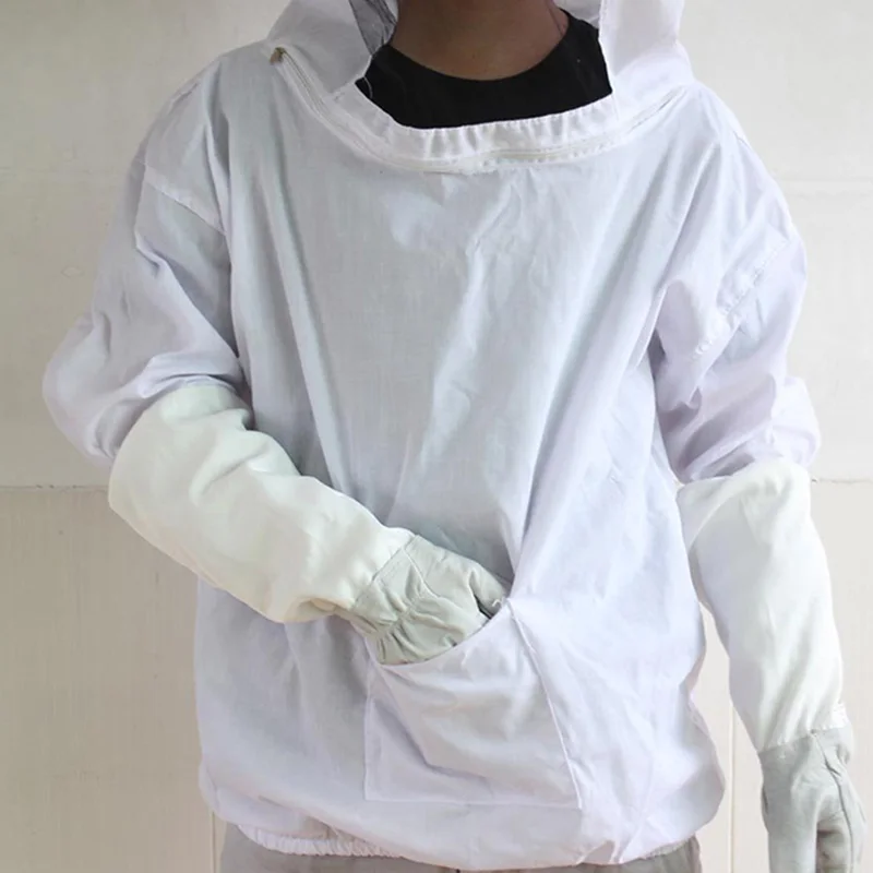 4 In 1 Beekeeping Protective Equipment Set Bee Keeping Suit Hat Gloves Tools Kit HFing |