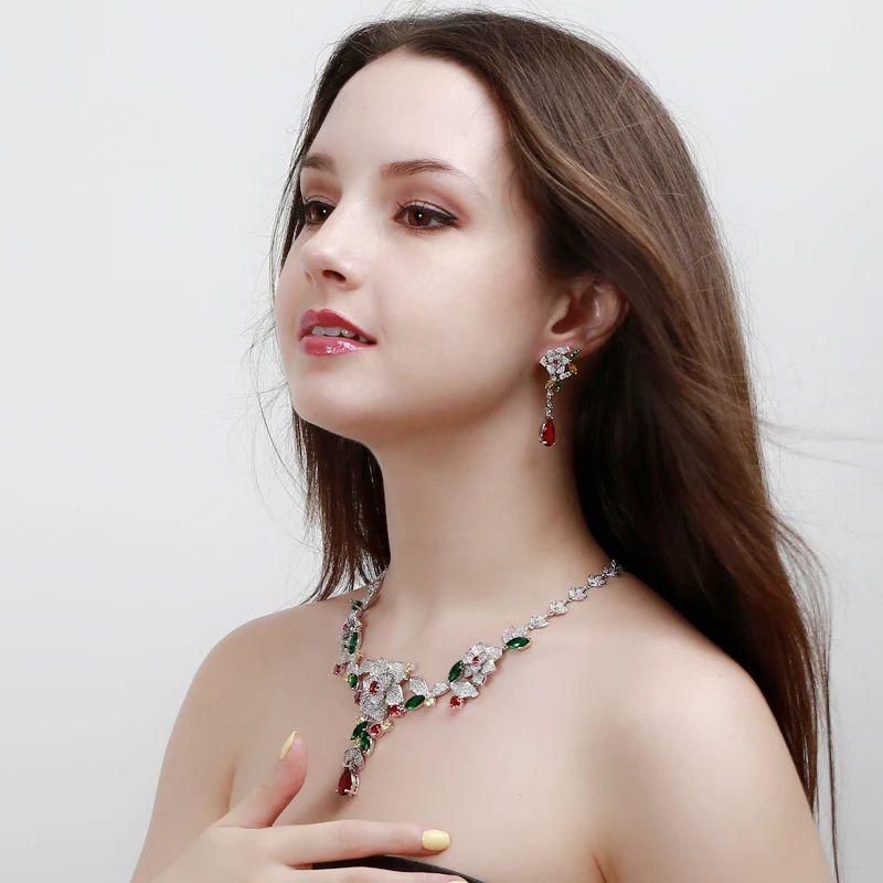 Flower Wedding Jewellry set6