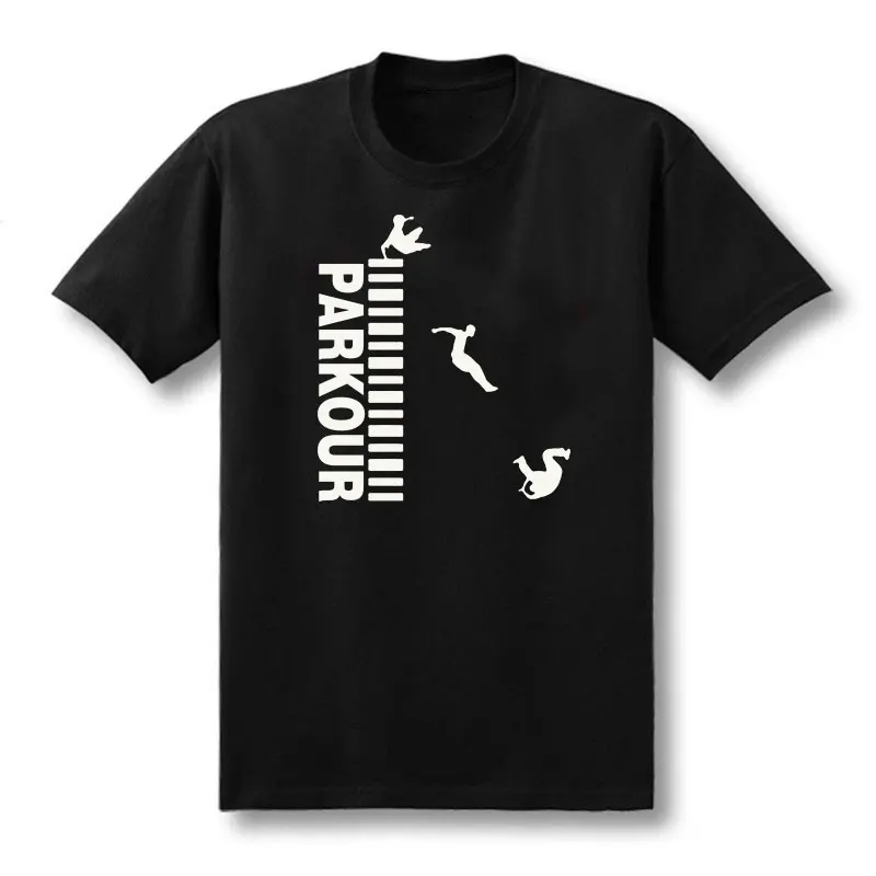 

New Summer Boutique T-shirt 100% Cotton Tops Tees Parkour Men Short Sleeve Tshirt Boy Casual T shirt