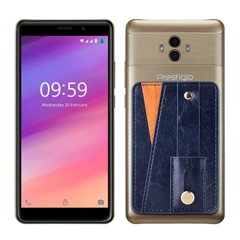 Чехол Кошелек с подставкой для Prestigio Muze K3 LTE S Max матовый чехол Wize U3 X Pro Grace V7