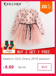 Keelorn/платье для маленьких девочек г., модные вечерние платья с бантом и рисунком котенка детское платье принцессы хлопковое платье с длинными рукавами для детей от 6 месяцев до 24 месяцев