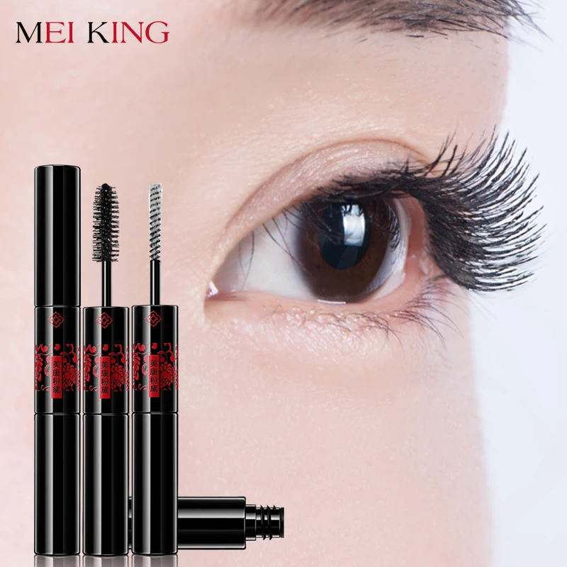 MEIKING Makeup Mascara Long Black Lash Mascara Volume Lengthening Twisting Eyelashes Extension Quick Dry Waterproof Cosmetics 3D