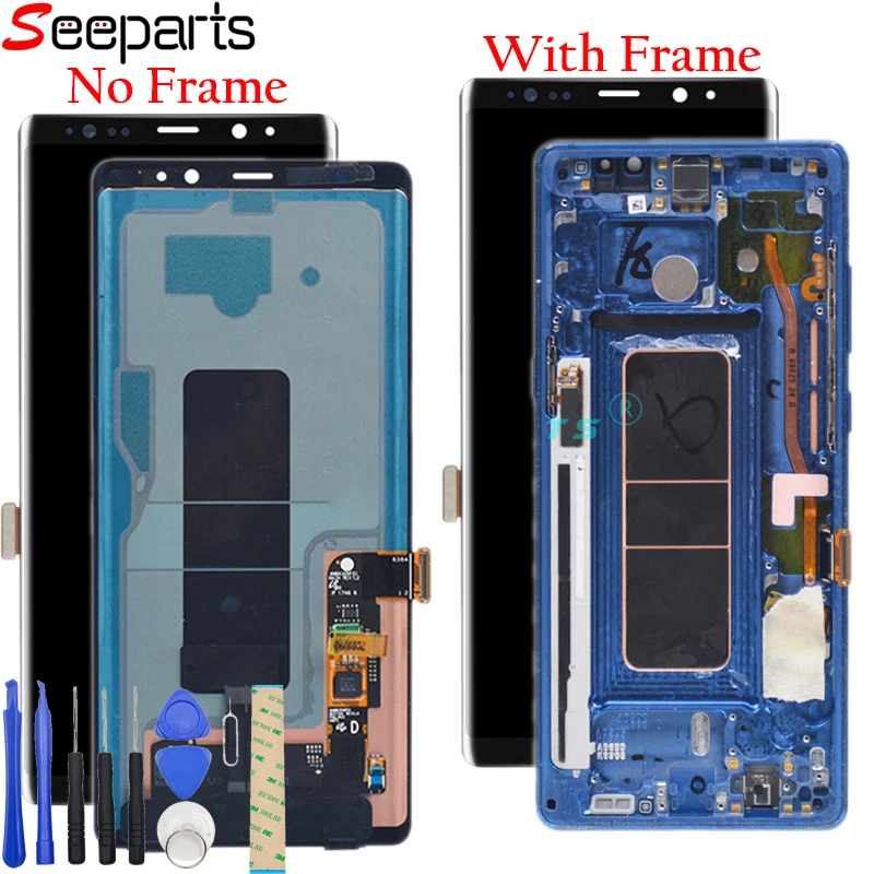 100% Tested 6.3For SAMSUNG GALAXY Note 8 LCD Note8 Display Touch Screen Digitizer Assembly Replacement For SAMSUNG Note 8 LCD