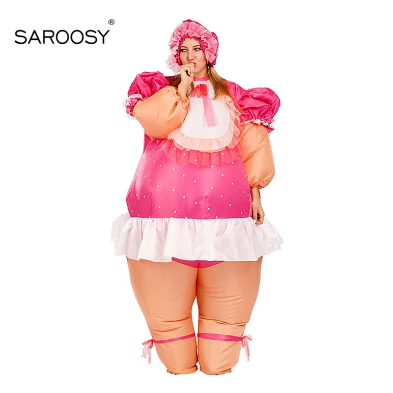 SAROOSY новые надувные костюмы Babydoll для взрослых маскарадный костюм Хэллоуин