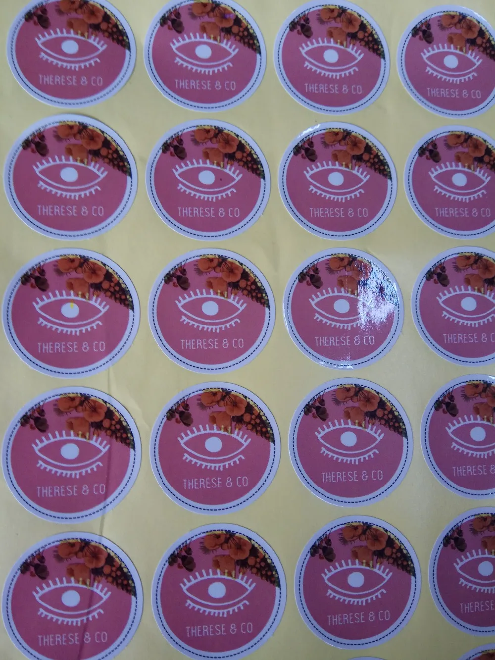 1,37 дюймов) 35 мм печать на заказ самоклеющиеся наклейки с логотипом этикетки персонализированные наклейки этикетки 500 шт./лот