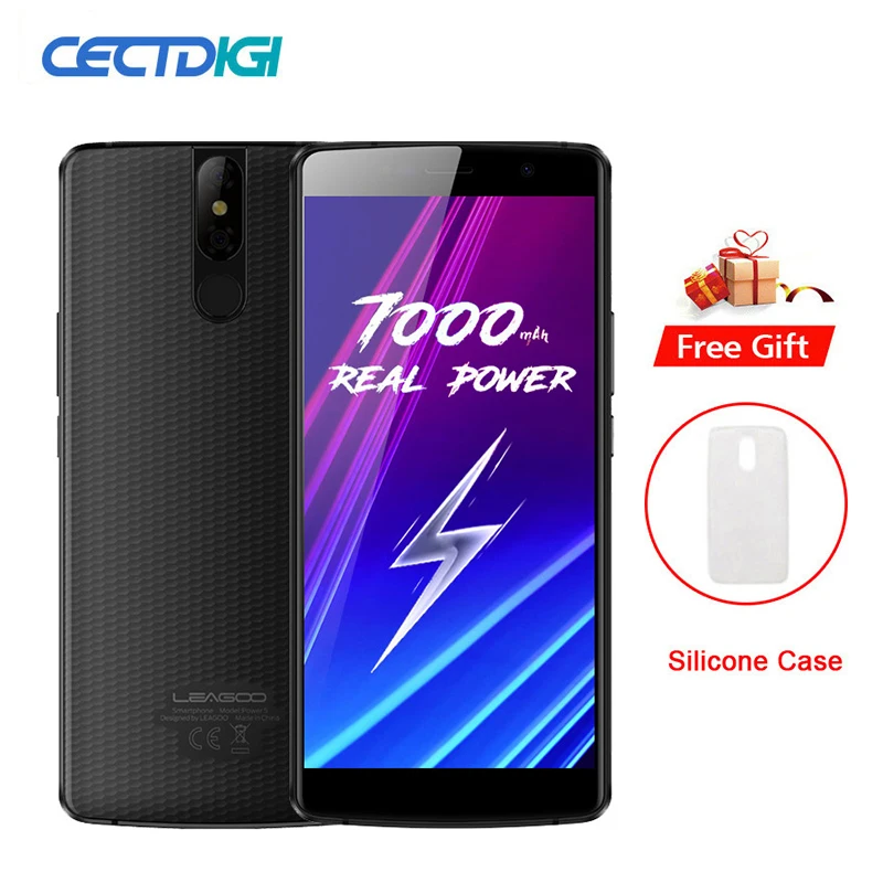 

LEAGOO Power 5 Android 8.1 Dual Back Camera 4G Mobile Phone 7000mAh 5.99 inch FHD MT6763V Octa Core 6GB RAM 64GB ROM Fingerprint