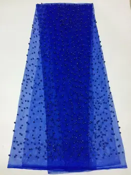 

top quality african embroidery cord lace fabric With Beaded, beautiful embroidered guipure lace fabric for party dress! D6881