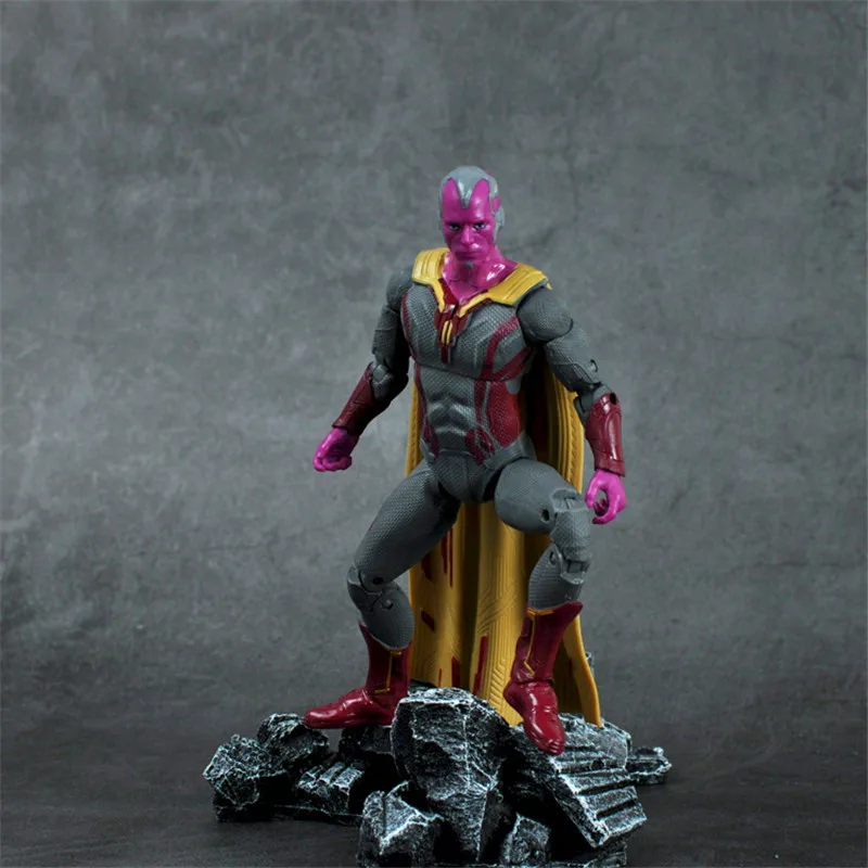 

Avengers:Infinity War Superhero Cyborg Edwin Jarvis Ultron Create Vision PVC Action Figure Collection Model Toy G1135