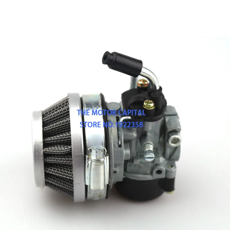 Карбюратор 49cc 50cc 60 66 80cc 2 тактный белый воздушный фильтр подходит для