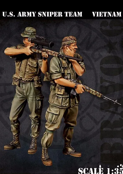 Комплект моделей конструктор 1/35 Второй мировой войны армия США человек команды, Вьетнам Солдат Рисунок исторические Второй мировой войны