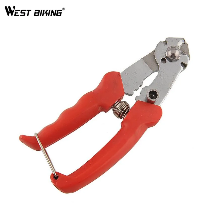 

WEST BIKING Bicycle Brake Cable Cutter Inner Outer Brake Gear Shifter Wire Cable Spoke Cutting Clamp Plier Bicycle Repair Tools