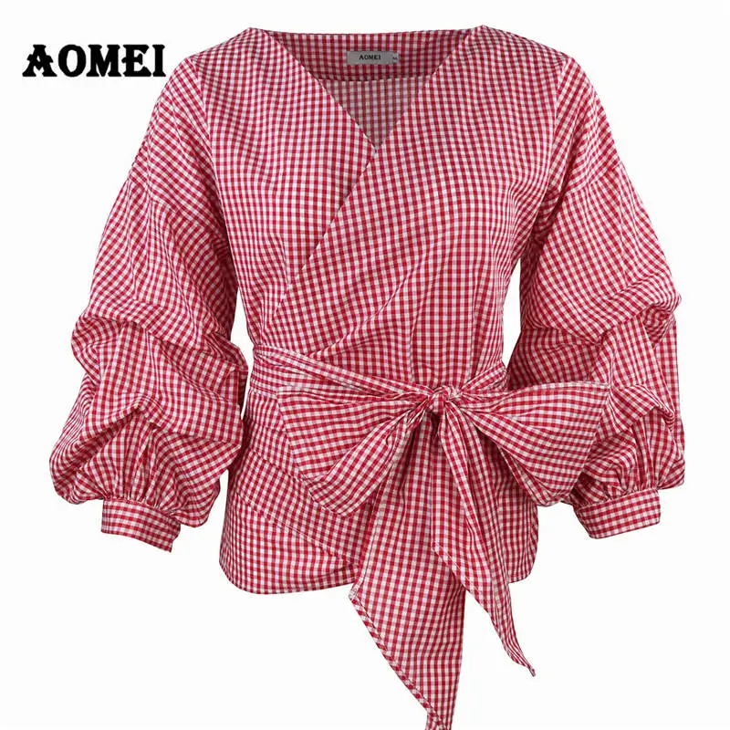 Comprar Mujeres de La Manera Blanca de Volantes Blusa V Cuello Elegante de Las Señoras Tops Camisas de Vestir Tops Mujer Ropa Blusas Camisa con corbata de Lazo