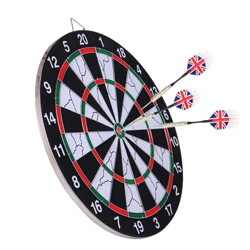 

new indoor 15 inch sport double target dart magnetic flocking dartboard board double thickening for wholesale and freeshipping