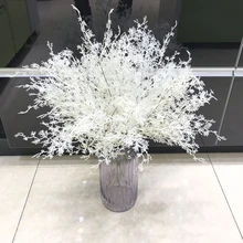 Artificial flowers branch home wedding Christmas tree decorations smoky grass fog flowers