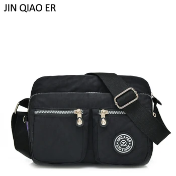 

JINQIAOER Fashion Nylon Women Shoulder Bag Lady Handbags Waterproof Nylon Female Messenger Bag High Quality Crossbody Bag Bolsas