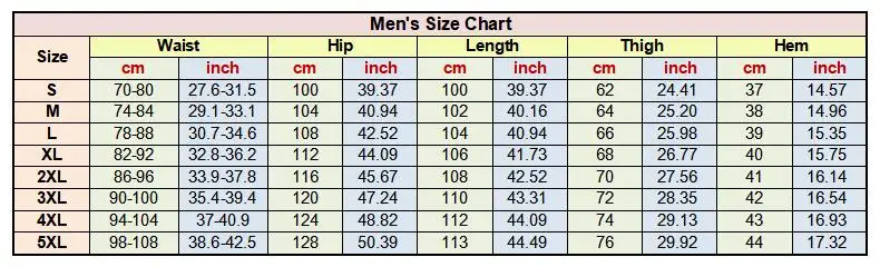 size men 790