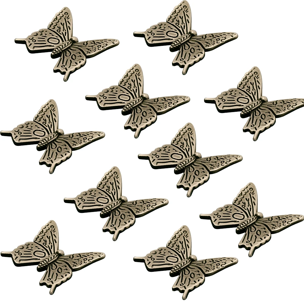 

10pcs/lot Handle Pull Knob Furniture Door Cupboard Drawer Cabinet Handles Vintage Butterfly Pull Handles Home Decoration