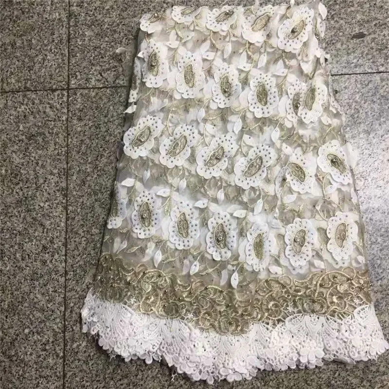 Персиковый африканский тюль кружевная ткань гипюр кружева высокого качества французское кружево ткань с камнями для платья