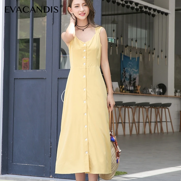 linen dress spaghetti strap